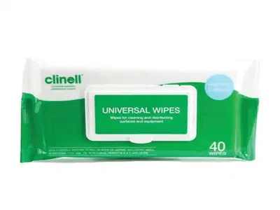 Clinell disinfectant wipe