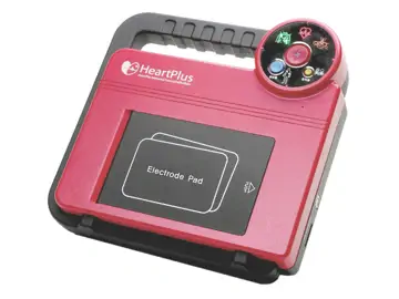 A Heartplus AED félautomata defibrillátor a hirtelen szívhalás és kamrafibrilláció kezelésének eszköze