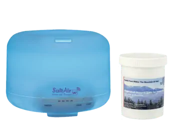 Saltair Home UV sóterápiás készülék és Melange of Rock Salt 